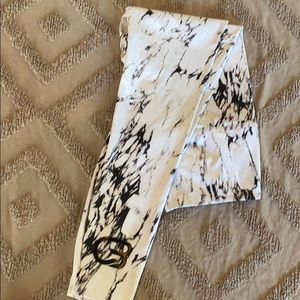 Beyond Yoga CycleBar Marble Leggings